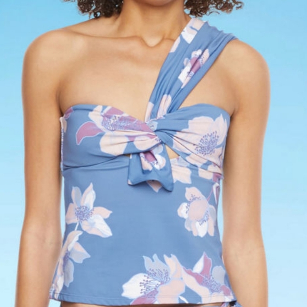 Mynah Floral Tankini Top & Mynah Floral Hipster Bikini Swimsuit Bottom